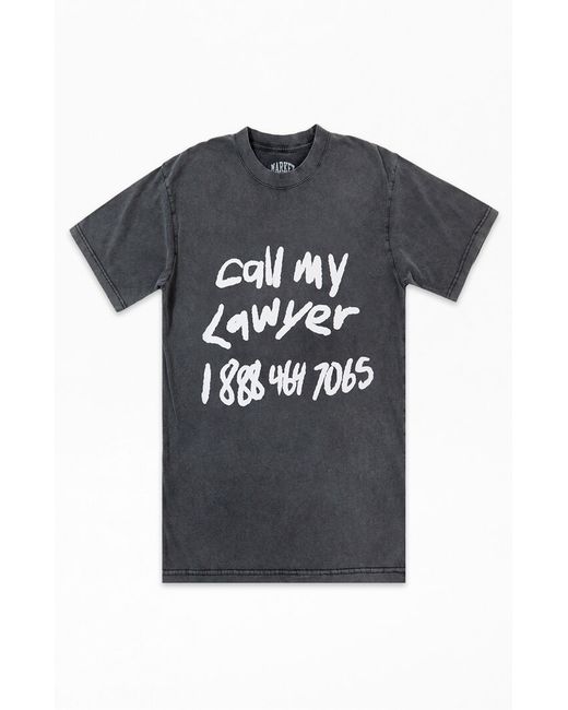 market Call My Lawyer T-Shirt Small