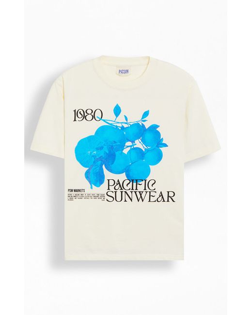 PacSun Pacific Sunwear Lemons T-Shirt Small