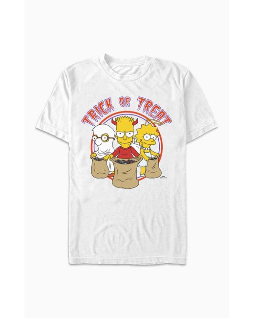 PacSun The Simpsons Trick Or Treat T-Shirt Small
