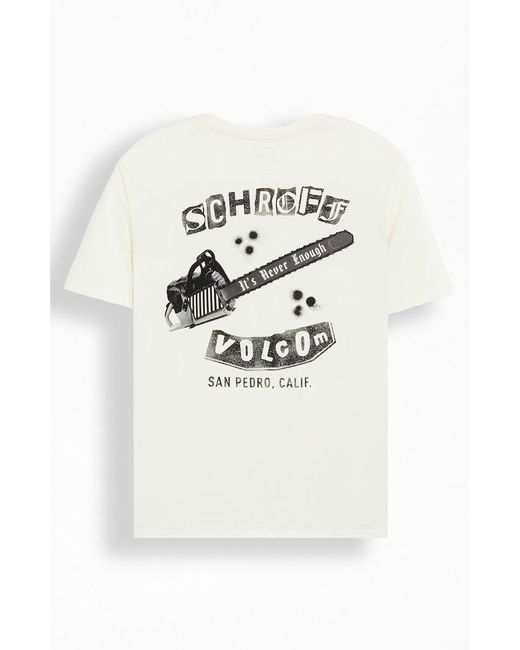 Volcom x Schroff Chainsaw T-Shirt Small
