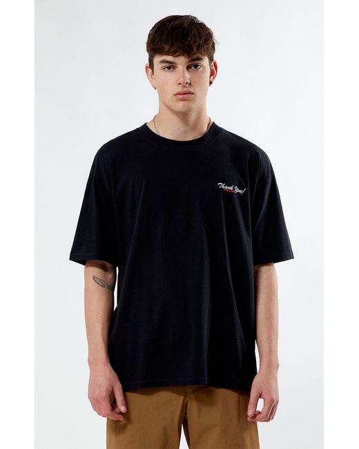 PacSun Thanks Embroidered T-Shirt Small