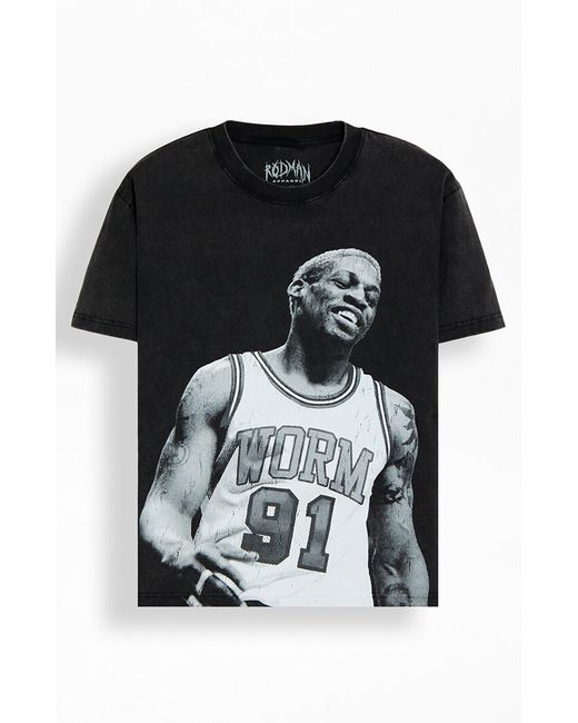 Rodman Brand Candid Dennis Graphic T-Shirt Small