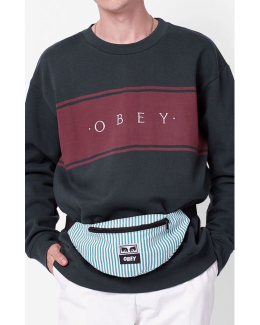 Obey Wasted Hip Bag Teal