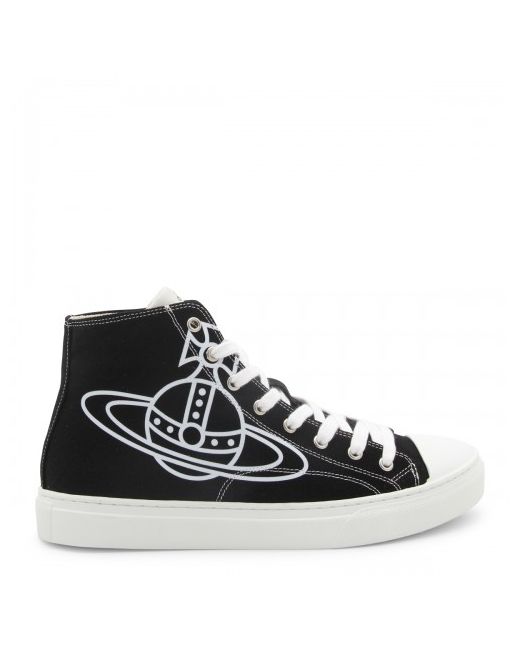 Vivienne Westwood And White Canvas Sneakers 40