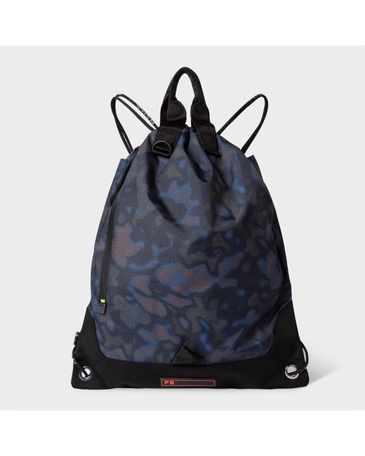 PS Paul Smith Heat Map Camo String Backpack