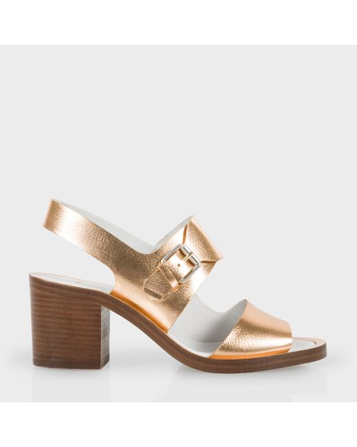 Paul Smith Womens Leather Leven Heeled Sandals