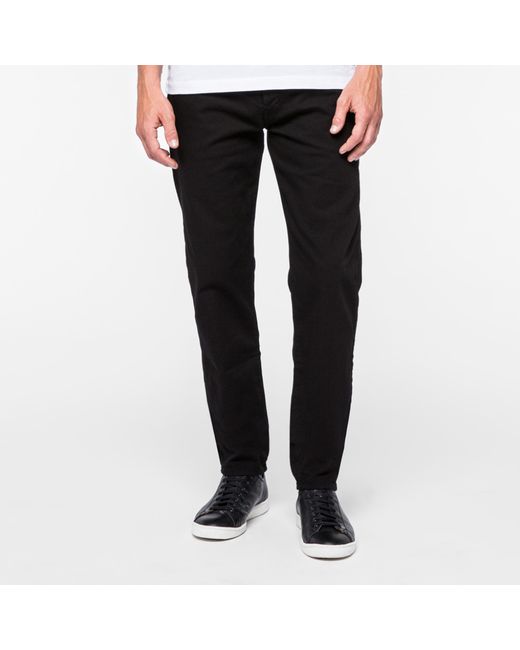 Paul Smith Mens Tapered-Fit Garment-Dyed Jeans