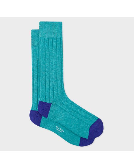 Paul Smith Ribbed Cashmere-Blend Socks