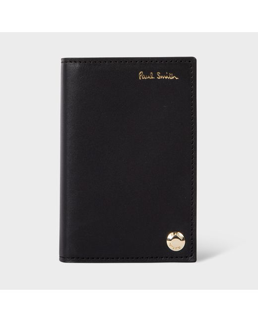 Paul Smith Signature Stripe Interior Leather Pivot Card Holder