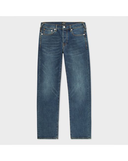 PS Paul Smith Standard-Fit 11.8oz Crosshatch Stretch Rinse Jeans