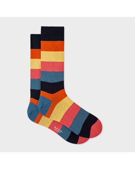 Paul Smith Painted Stripe Socks