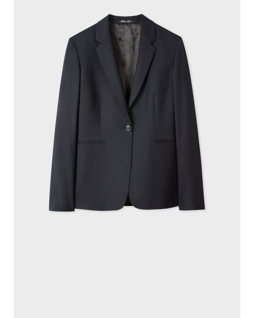 Paul Smith A Suit To Travel In One-Button Wool Blazer