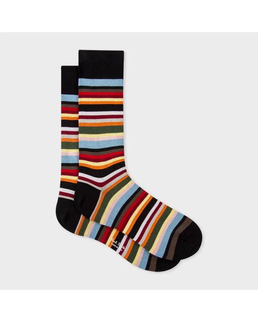 Paul Smith Multi-Coloured Stripe Socks