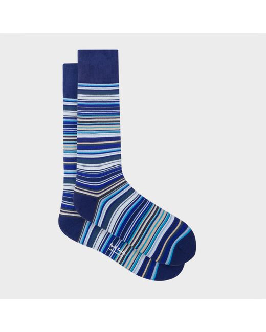 Paul Smith Sky Signature Stripe Socks