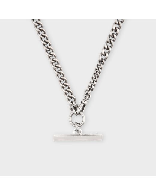 Paul Smith T-Bar Chain Necklace