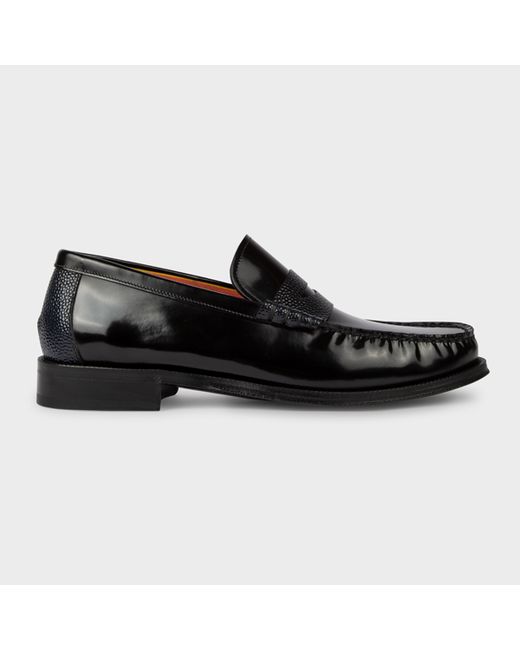 Paul Smith High-Shine Leather Cassini Loafers