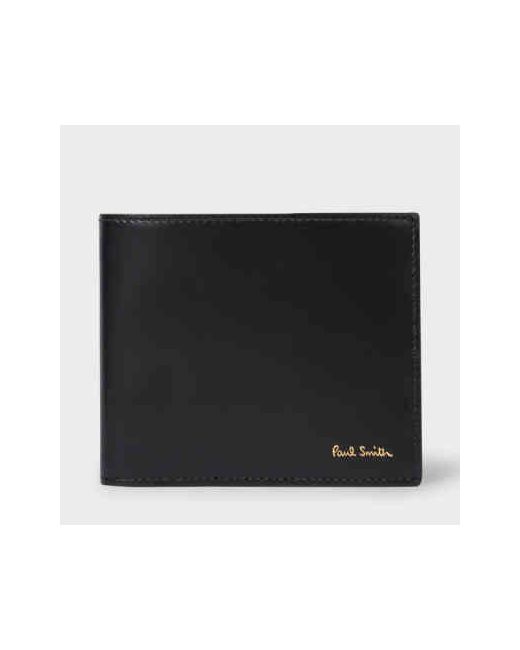Paul Smith Leather Signature Stripe Interior Billfold Wallet