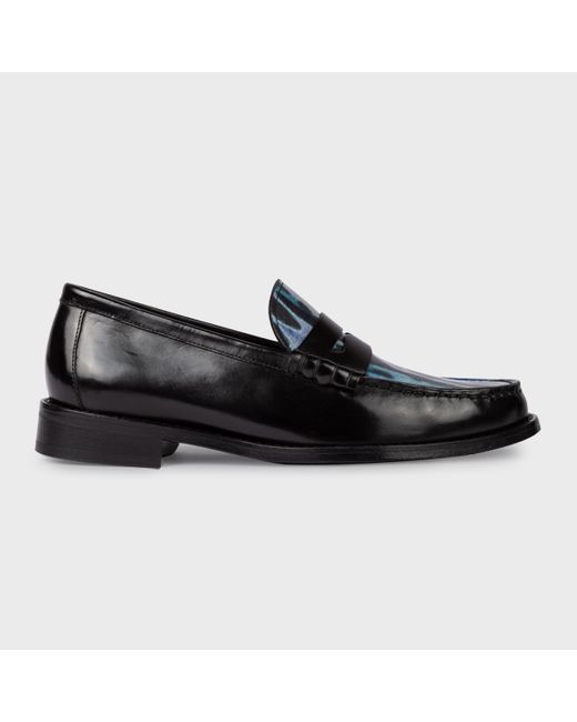 Paul Smith Cassini Loafers With Leopard Vamp