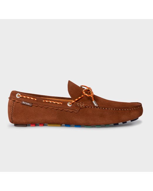 PS Paul Smith Suede Springfield Driving Loafers