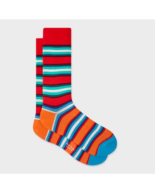 Paul Smith Colour Block Stripe Socks