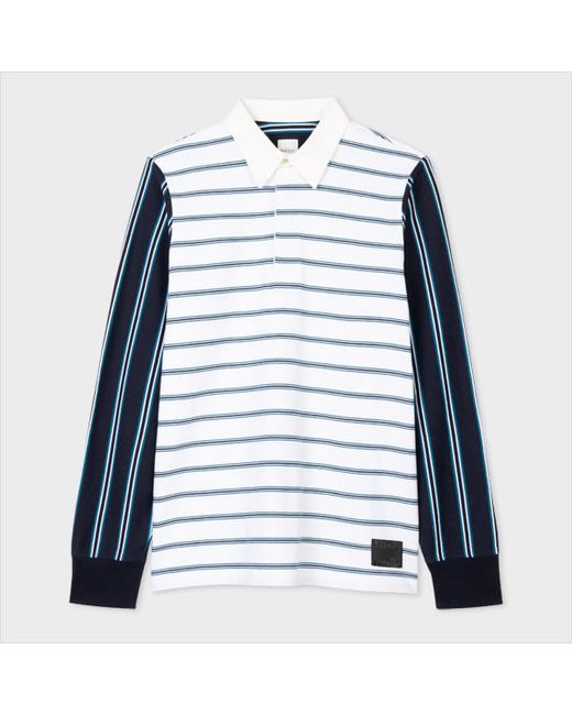 Paul Smith Stripe Mix Up Rugby Shirt