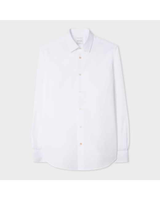 Paul Smith Tailored-Fit Cotton Signature Stripe Cuff Shirt