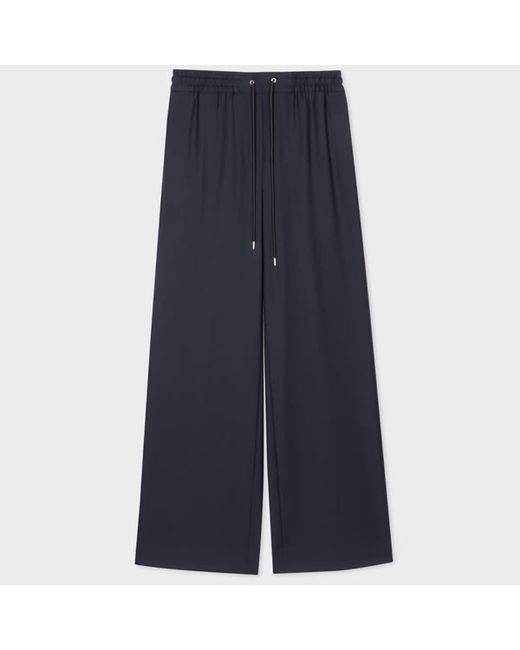 Paul Smith A Suit To Travel In Drawstring Wide Leg Trousers