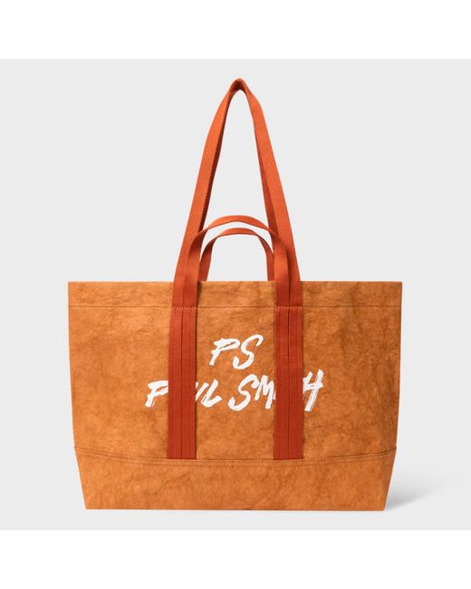 PS Paul Smith Paper Crinkle Tote Bag