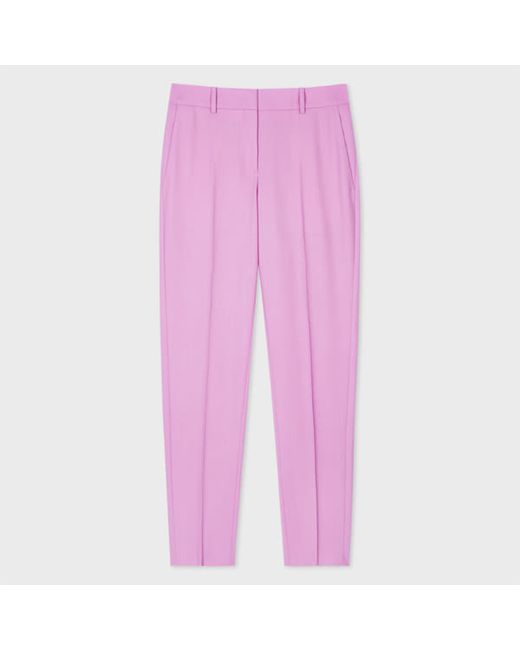PS Paul Smith Tapered-Fit Dusky Wool-Hopsack Trousers
