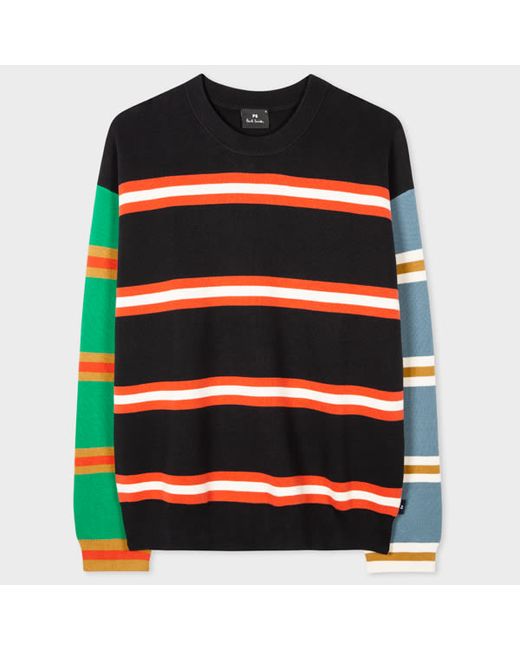 PS Paul Smith Multi-Colour Block Stripe Sweater