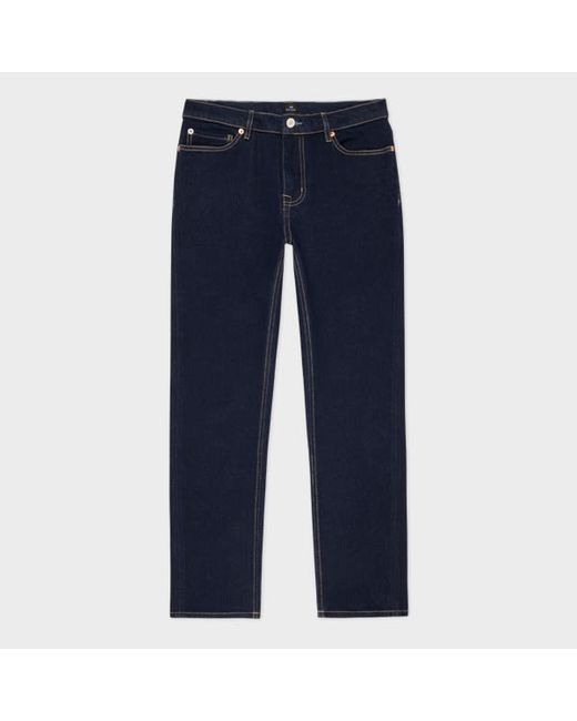 PS Paul Smith Indigo Wash Straight-Fit Happy Jeans