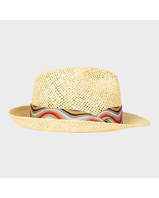 Paul Smith Swirl Ribbon Trilby Hat