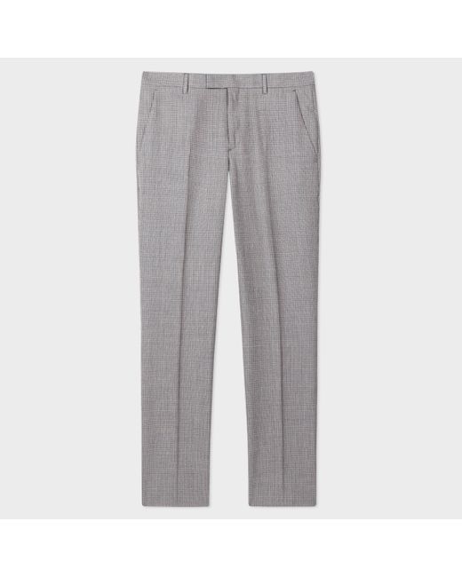 Paul Smith Slim-Fit Wool Gingham Trousers