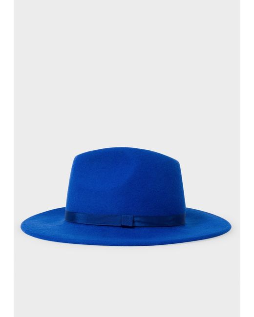 PS Paul Smith Lined Wool Fedora Hat