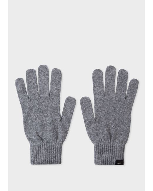 Paul Smith Cashmere And Merino Wool Gloves