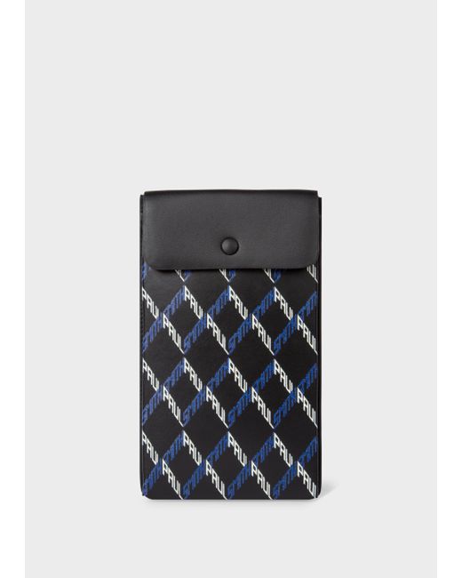 Paul Smith Geo Leather Neck Pouch