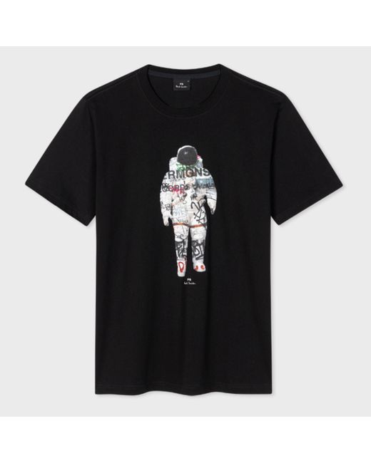 PS Paul Smith Reg Fit T Shirt Astronaut