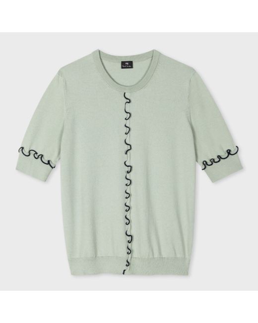 PS Paul Smith Knitted Ss Sweater Crew Neck