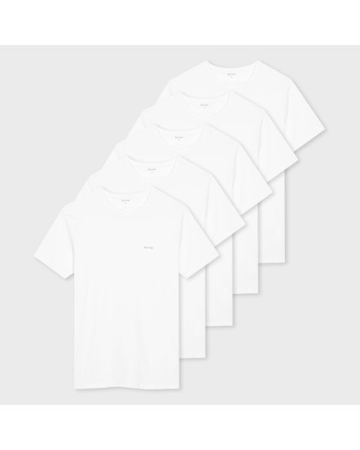 Paul Smith T Shirt 5 Pack