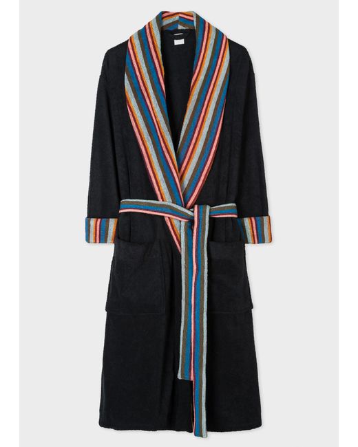 Paul Smith Artist Stripe Towelling Dressing Gown