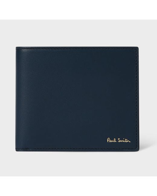 Paul Smith Dark Signature Stripe Interior Billfold Wallet