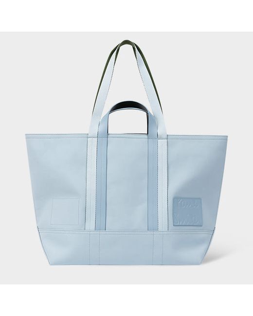 Paul Smith Sky Canvas Reversible Tote Bag