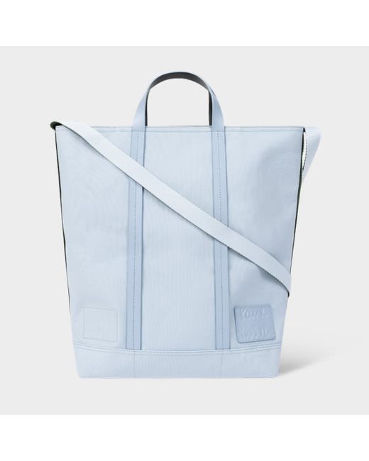 Paul Smith Sky Canvas Reversible Tote Bag With Shoulder Strap