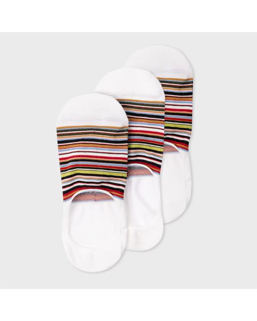 Paul Smith Signature Stripe Loafer Socks Three Pack