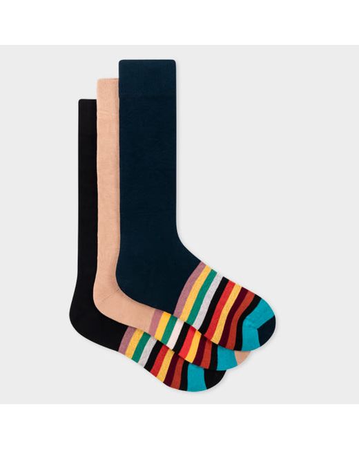 Paul Smith Stripe Tipping Socks Three Pack