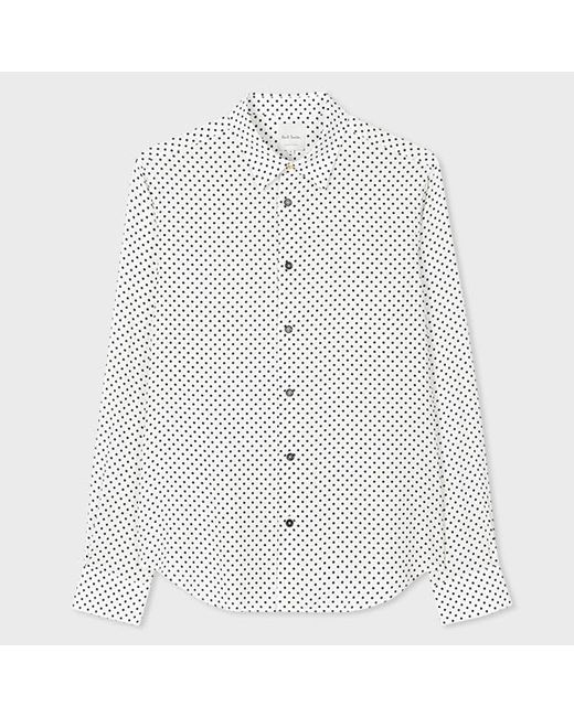 Paul Smith Slim-Fit Polka Dot Viscose Shirt