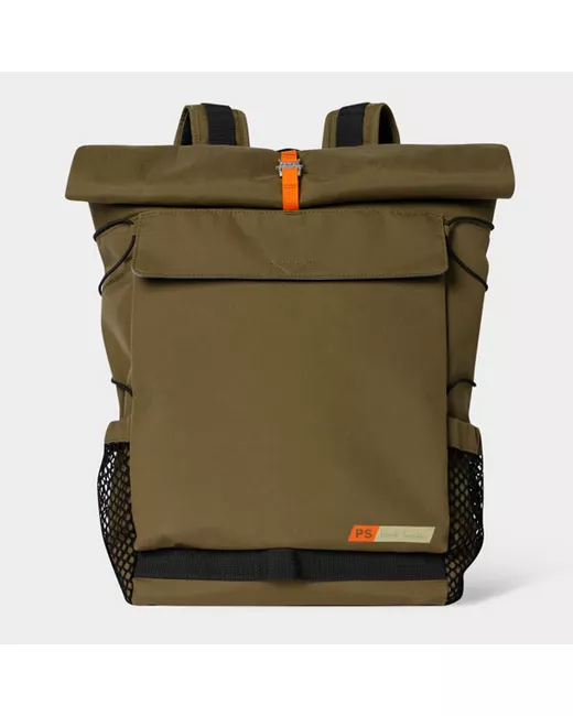 PS Paul Smith Khaki Nylon Utility Backpack