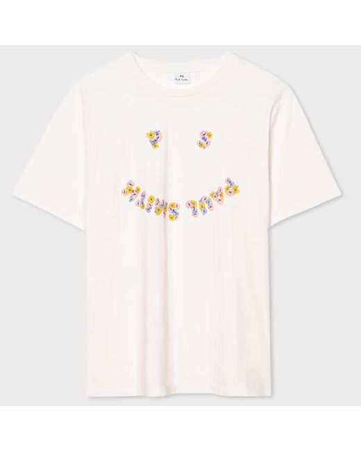 PS Paul Smith Floral Happy Print T-Shirt