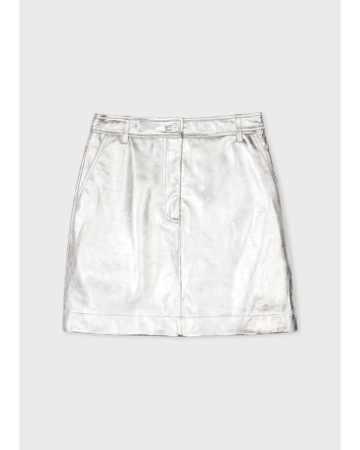 PS Paul Smith Leather Skirt