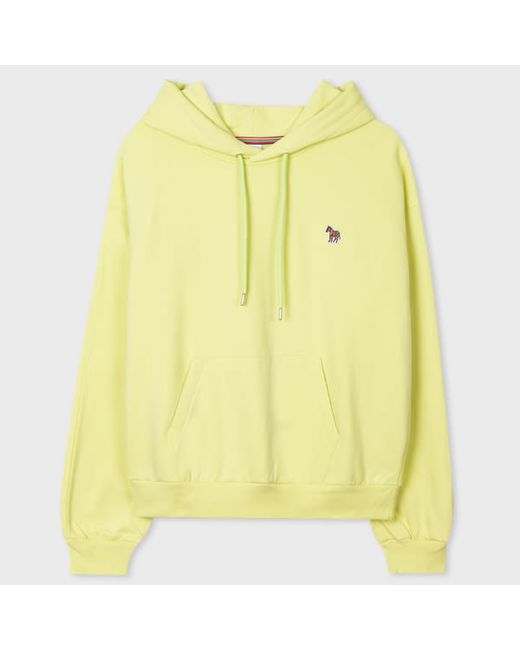 PS Paul Smith Washed Lime Zebra Logo Hoodie